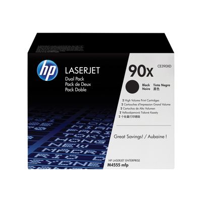 0886112379650-HP 90X - Pack de 2 - noir - cartouche laser d'origine-Avant-1