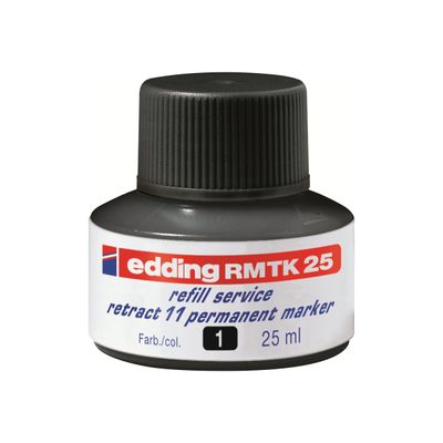 4004764872022-edding RMTK 25 - Recharge d'encre pour marqueur permanent rétractable - noir-Avant-0