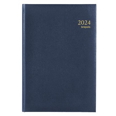 5412303007238-Agenda Lima Ambassador - 1 jour par page - 17 x 22 cm - bleu - Brepols--0