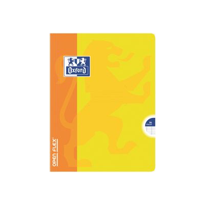 3020122878032-Oxford Openflex - Cahier polypro 17 x 22 cm - 96 pages - grands carreaux (seyès) - disponible dans-Avant-6