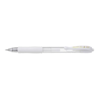 4902505462283-Pilot G-2 Metal - Roller - blanc métallique-Angle gauche-0
