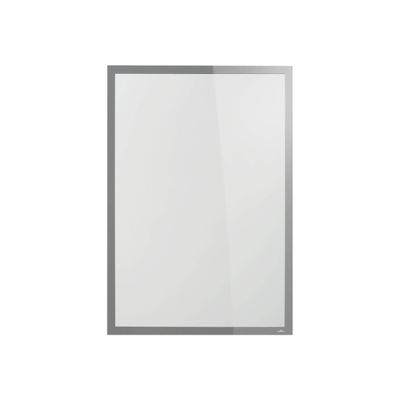 4005546507842-Durable Duraframe Poster Sun - Cadre d'affichage vitrostatique - A1 - argent-Avant-0