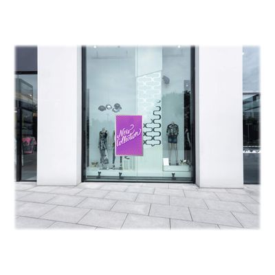 4005546507842-Durable Duraframe Poster Sun - Cadre d'affichage vitrostatique - A1 - argent-Avant-7
