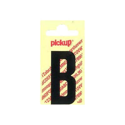 2012349362044-Pickup - Étiquette autocollante - 90 mm - Lettre B - noir mat-Avant-0