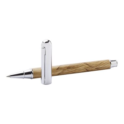 3108722421541-Oberthur Canopée - Roller chêne-Angle gauche-1