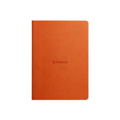 3037921164143-RHODIA Rhodiarama - Carnet de notes A5 - 64 pages - ligné - orange-Avant-0