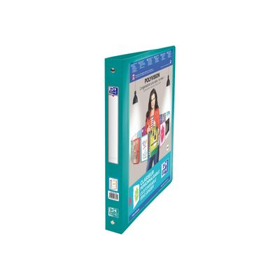3045050287572-Oxford Polyvision - Classeur à anneaux personnalisable - Dos 30 mm - A4 - pour 150 feuilles - disponib-Angle gauche-1