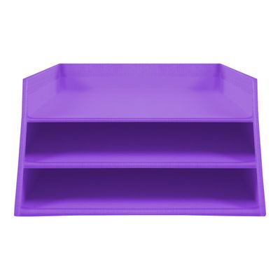 9002493116993-Exacompta Teksto - Corbeille à courrier en carton A4+ - disponible dans différentes couleurs-Avant-1