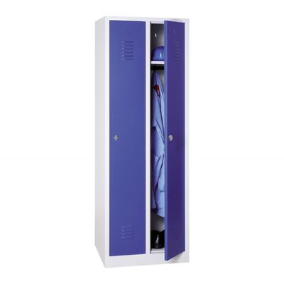 3700339889075-Vestiaire industrie propre monobloc 2 colonnes - H180 x L60 x P50 cm - gris/bleu-P_400001635_1-0
