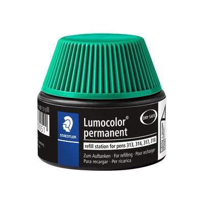 4007817487051-STAEDTLER Lumocolor - Flacon de recharge 15 ml - vert - pour feutres permanents Lumocolor -P_400004052_1-0