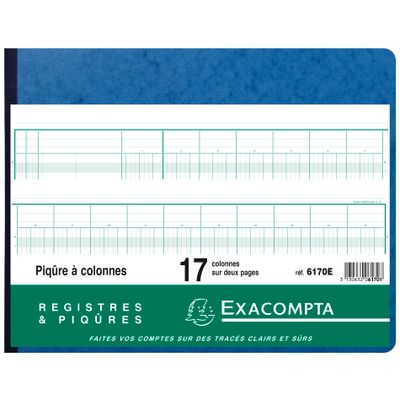 3130632061708-Exacompta - Piqûre comptable - 17 colonnes par page - 25 x 32 cm - 80 pages-P_400005485_3-2