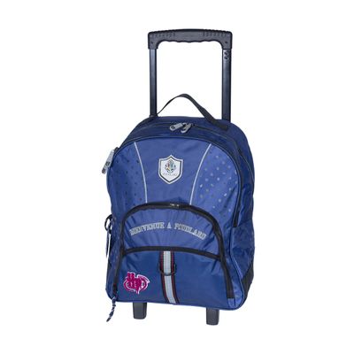 3661507522500-Sac à dos à roulettes HARRY POTTER Poudlard - 2 compartiments - bleu - Kid'Abord-P_400005947_1-0