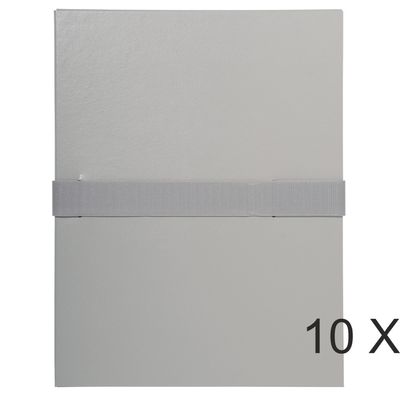 3130632006303-Exacompta - 10 Chemises extensibles 1 rabat à sangle scratch - gris-P_400011168_1-0