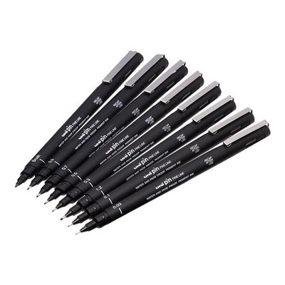 3296280044705-Uni PIN - 8 Feutres techniques - pointe fine - noir-P_400011644_3-2