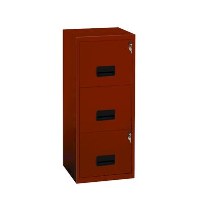 3219090953579-Classeur 3 tiroirs pour dossiers suspendus - 96 x 40 x 40 cm - terracota-P_400013278_1-0