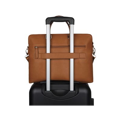 3108723210717-Oberthur Jakarta - Sacoche slim pour ordinateur portable 15,6" - camel--2