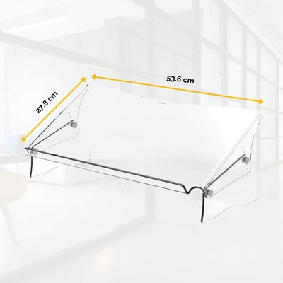Fellowes Clarity Porte documents transparent format A3 et A4 reglable en hauteur jusqu a 6kg Pas Cher Bureau Vallee