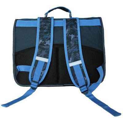 Cartable Fortnite 41 cm 2 compartiments bleu marine Bagtrotter Pas Cher Bureau Vallee