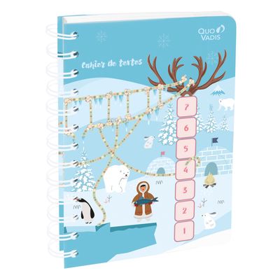 3371010457076-Cahier de textes spiralé Louise & Arthur - 15 x 21 cm - différents modèles disponibles - Quo Vadis--1