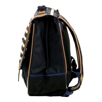 Cartable Tann s 38 cm 2 compartiments Petit Bateau mariniere Pas Cher Bureau Vallee