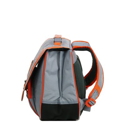 Cartable Tann s 38 cm 2 compartiments Voile 78 gris Pas Cher Bureau Vallee