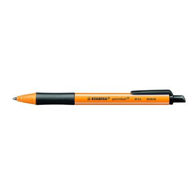 4006381436991-STABILO pointball - Stylo à bille - 0.5 mm - noir--0