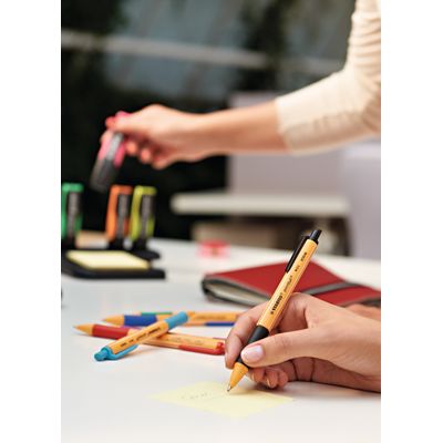 4006381436991-STABILO pointball - Stylo à bille - 0.5 mm - noir--1