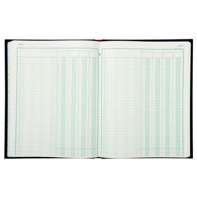 3130630040422-Exacompta - Registre 4 colonnes sur 1 page - 32 x 25 cm - 200 pages--2