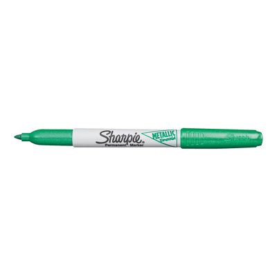 3026980671051-Sharpie Metallic - Marqueur permanent - pointe fine - vert émeraude-Avant-0