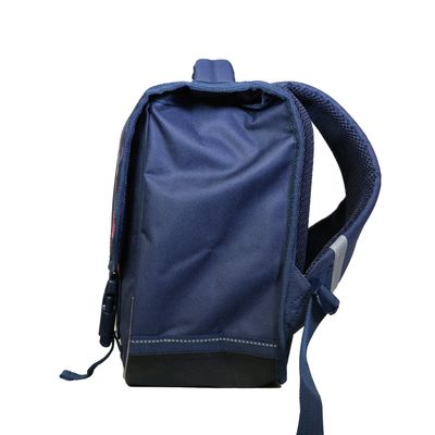 Cartable Offshore 38 cm 2 compartiments bleu marine et imprime Bagtrotter Pas Cher Bureau Vallee