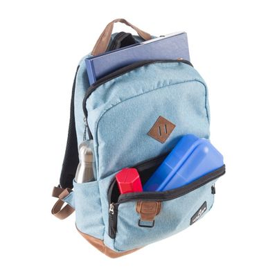 9002638223616-Walker Pure Eco - Sac à dos Casual et Urban Washed blue - 2 compartiments - Carpentras--1