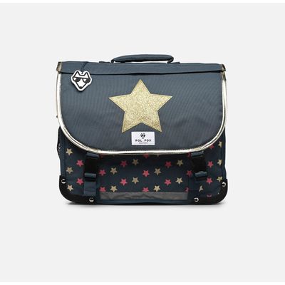 Cartable Wonder Fox Glitter 38 cm 2 compartiments rabat reversible