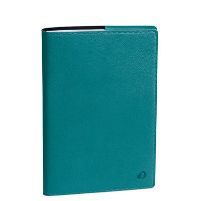 3371010476336-Agenda Toscana Universitaire avec répertoire - 1 semaine sur 2 pages - 10 x 15 cm - turquoise - Quo Va--0