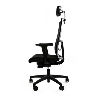 8033540636677-Fauteuil de bureau ARMONIA - accoudoirs réglables - appuie-tête réglable - noir--3