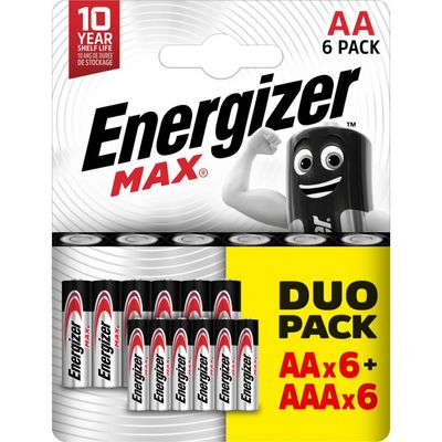 7638900438338-ENERGIZER Max - 6 piles type AA LR06 + 6 piles type AAA LR03--0