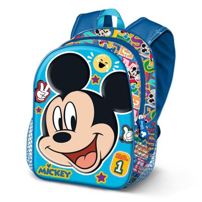 Mickey Mouse Blissy Sac a dos maternelle 3D 1 compartiment Karactermania Pas Cher Bureau Vallee