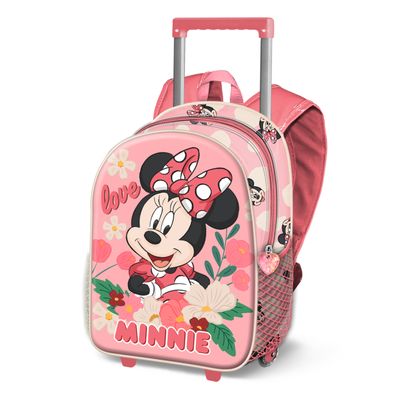 Minnie Mouse Garden Sac a dos a roulettes 3D 1 compartiment Karactermania Pas Cher Bureau Vallee