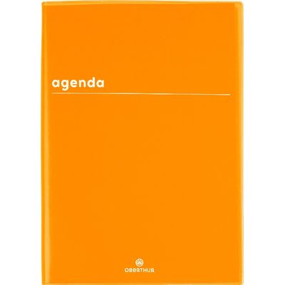 3664447149363-Agenda Boréal - 1 jour par page - 15 x 21,6 cm - moutarde - Oberthur--0