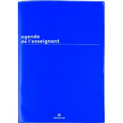 3664447175065-Agenda de l'Enseignant Boréal - 21,5 x 30 cm - bleu - Oberthur--0