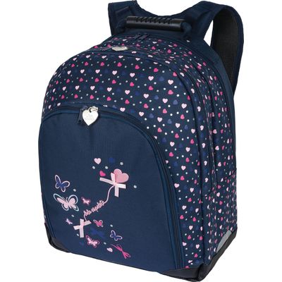 Sac a dos Lola Espeleta 2 compartiments marine Oberthur Pas Cher Bureau Vallee