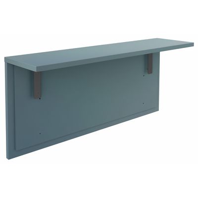 3253310316065-Tablette pour banque d'accueil OLA - réglable en hauteur - L120 x P30 cm - equerre carbone (A positionner sur module haut ou retour direct ha--0