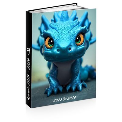 3661507015620-Agenda Dragon - 1 jour par page - 12 x 17 cm - Kid'Abord--0