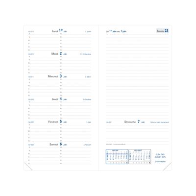 3371010480425-Agenda de poche Impala Italnote B avec répertoire - 1 semaine sur 2 pages - 8,8 x 17 cm - orange - Quo--1