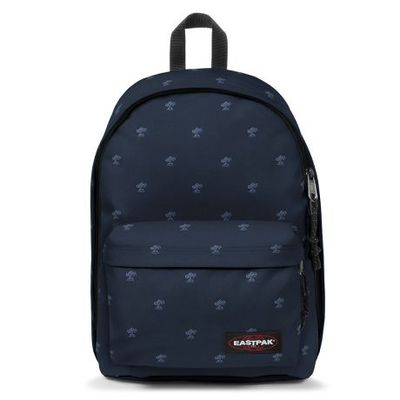 EASTPAK Out Of Office Sac a dos navy palm avec compartiment pour ordinateur portable Pas Cher Bureau Vallee