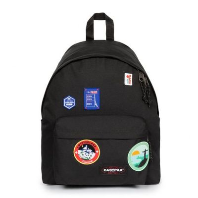 EASTPAK Padded Pak r Sac a dos 40 cm Patched black Pas Cher Bureau Vallee