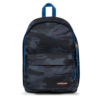 EASTPAK Out Of Office Sac a dos camouflage gris bleu avec compartiment pour ordinateur portable Pas Cher Bureau Vallee
