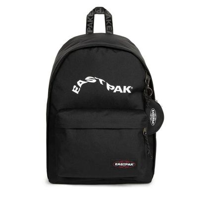 EASTPAK Out Of Office Sac a dos distored black avec compartiment pour ordinateur portable Pas Cher Bureau Vallee