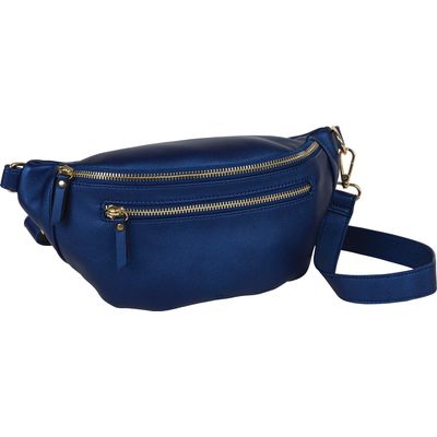 Oberthur Antalya Sac banane femme bleu marine Pas Cher Bureau Vallee