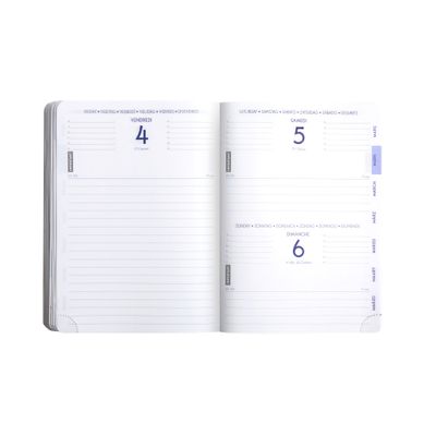 3660942084185-Agenda Safari - 1 jour par page - 12,5 x 17,5 cm - raton laveur - Exacompta--2
