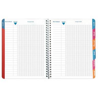 3660942084314-Cahier de textes à spirale Animaux - 17 x 22 cm - chaton - Exacompta--1